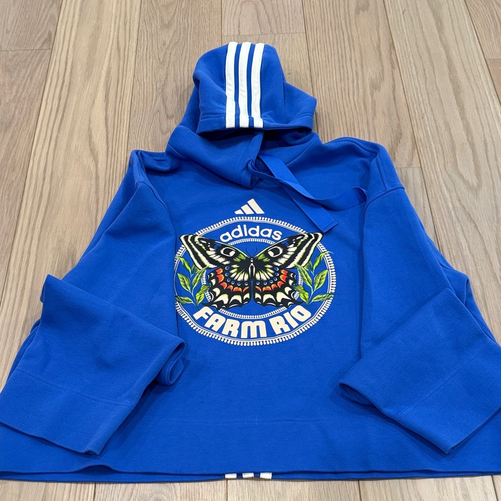 Adidas Blue Farm Rio Graphic Hoodie